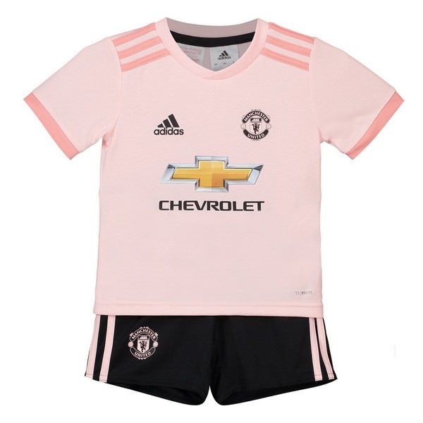 Camiseta Manchester United Segunda equipo Niños 2018-19 Rosa